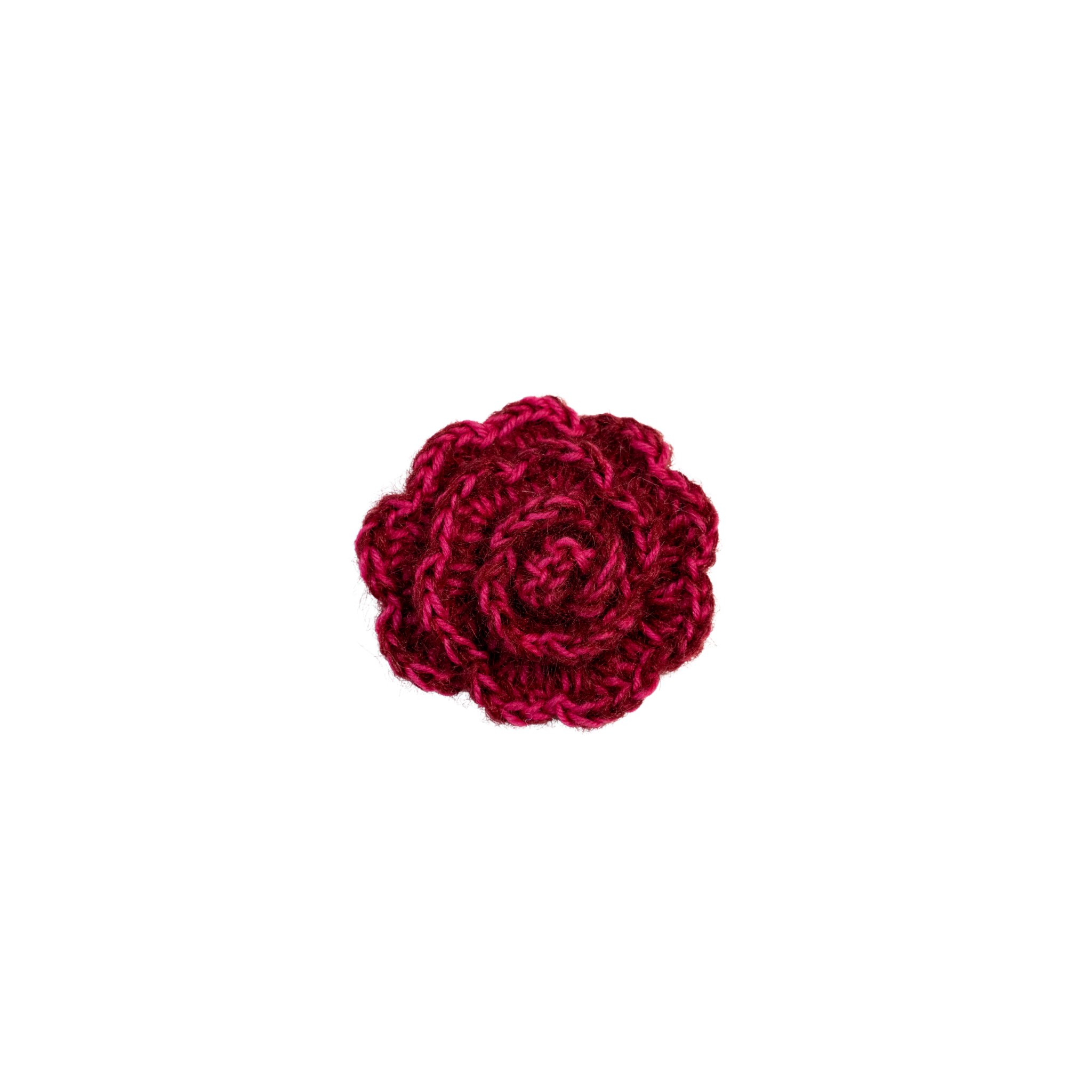 Virkad blomma hårspänne