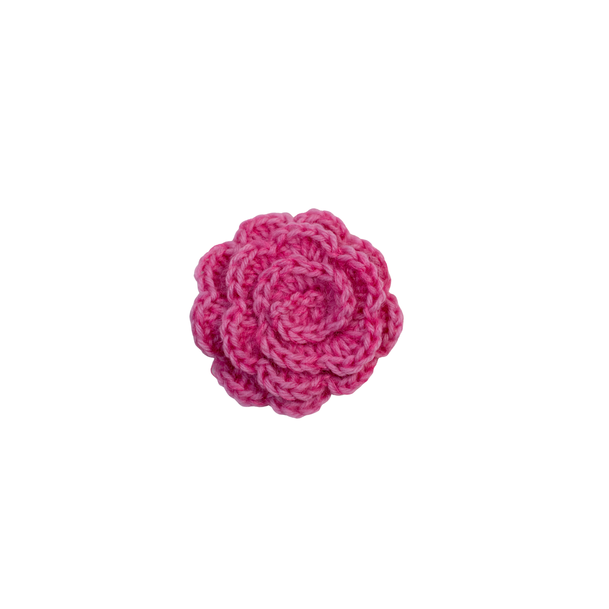 Virkad blomma hårspänne